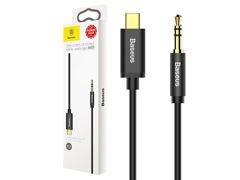 Baseus usb-c Type C Jack 3.5 Audio kabel 120 cm M01 černý