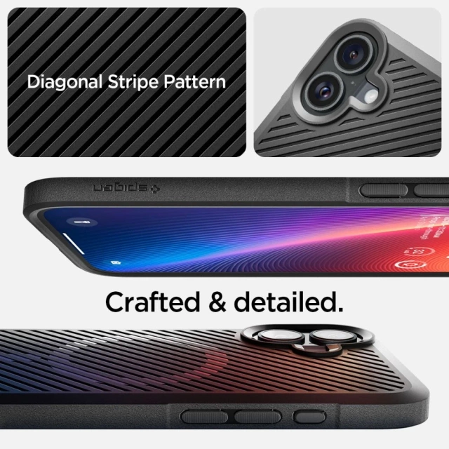 Etui Spigen Core Armor Mag MagSafe pre Apple iPhone 16 Matte Black