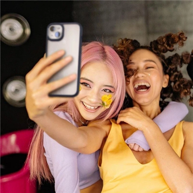 Spigen Ultra Hybrid-Hülle für Apple iPhone 15 Plus – dunkelblau