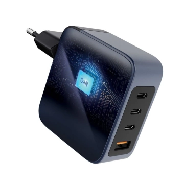 Forcell GaN 100W 3xUSB-C 1xUSB-A PD QC SFC-Wandladegerät