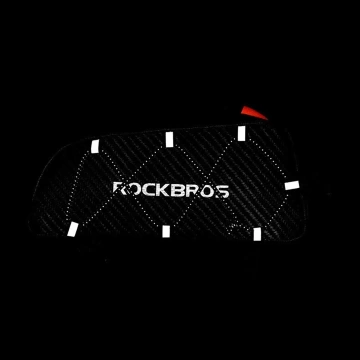 Велосипедна сумка ROCKBROS 039BK для рами 1 л з обплетенням, водонепроникна, чорна