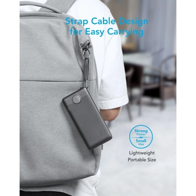 Powerbank External battery VEGER C10 - 10 000mAh (Micro Type C Lightning 8-pin) black (W1116)