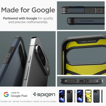 Hülle Spigen Tough Armor für Google Pixel 9 Pro XL Metal Slate