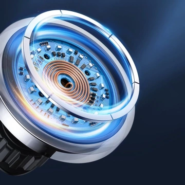 Joyroom magnetický držák do auta Qi bezdrátová indukční nabíječka 15W (MagSafe kompatibilní pro iPhone) Air Vent Silver (JR-ZS291)