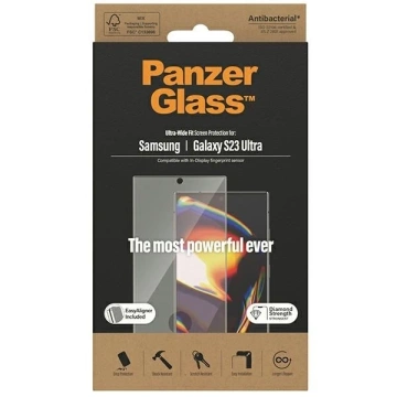 Загартоване скло для Samsung Galaxy S23 Ultra PanzerGlass Ultra-Wide Fit EasyAligner