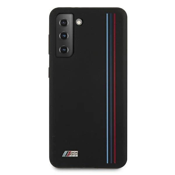 Etui BMW BMHCS21MSIVTBK do Samsung Galaxy S21 Plus G996 Silicone Stripes M Collection