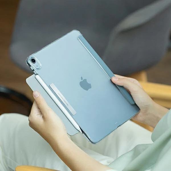 UNIQ Camden Tablet Case pro iPad Pro 11" (2021) šedý/fosilně šedý Antimikrobiální