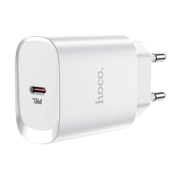 HOCO Type C PD 20W N14 white wall charger