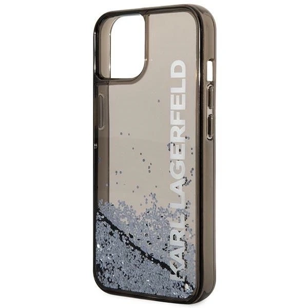 Etui Karl Lagerfeld KLHCP14MLCKVK na iPhone 14 Plus 6,7" pevný obal Liquid Glitter Elong