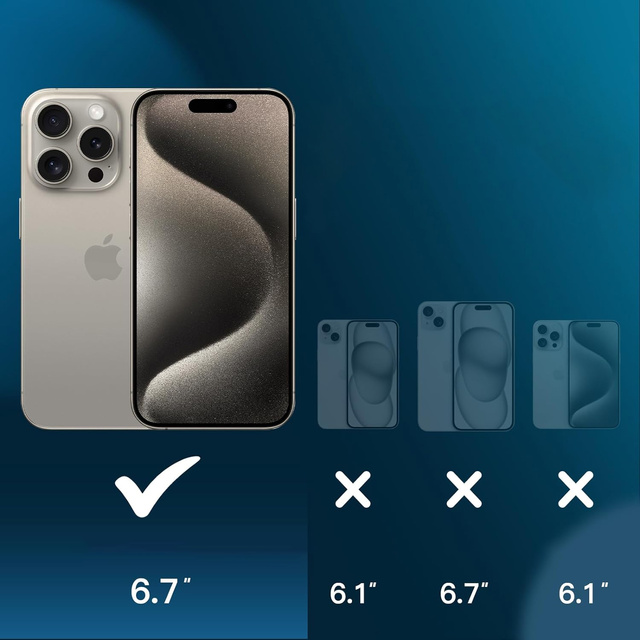 Tvrdené sklo Hofi Glass Pro pre Apple iPhone 15 Pro Max Black