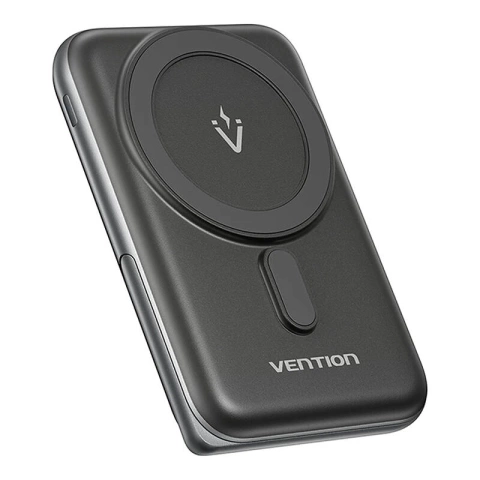 Magnetic Powerbank Vention FHNB0 20W, 10000 mAh (Black)