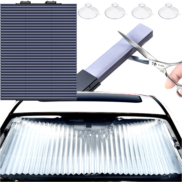 Sunshade blind car sun visor car windshield cover universal double-sided 150x65cm