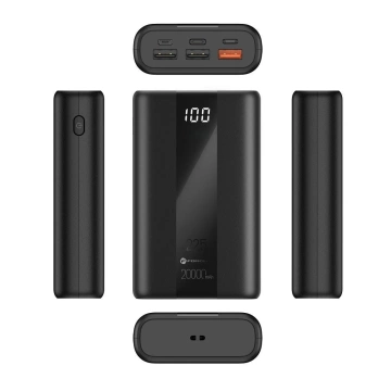 Зовнішній акумулятор Forcell F-Energy P20K2 20000mAh PD 22,5W QC3.0 чорний