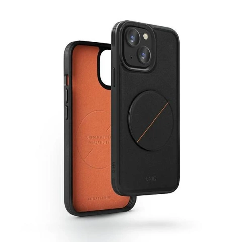 Pouzdro Uniq Novo na iPhone pro 14 Plus 6,7" černé/půlnoční černé