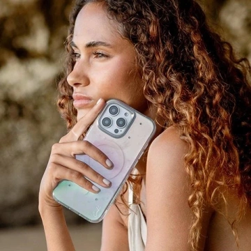 Etui do iPhone 16 Pro Max UNIQ Coehl Celest MagSafe Opal