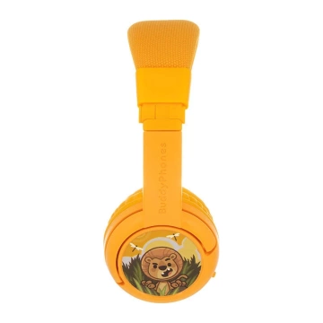 Detské bezdrôtové slúchadlá BuddyPhones PlayPlus (žlté)