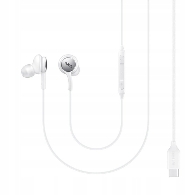 Samsung AKG by Haraman Earbuds EO-IC100BWEGEU USB-C Type C White