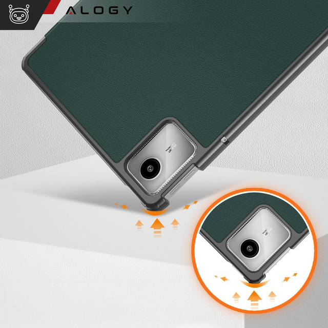 Pouzdro pro Lenovo Tab M11 10,95" TB330FU / TB330XU / TB331FC Book Case Cover s klopnou krytem pouzdra Alogy Zielone Stylus