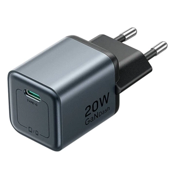 Nabíjačka GaN Vention USB-C 20W USB-C na Lightning kábel 1m sivý