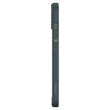 Etui für das Telefon Spigen Ultra Hybrid für das iPhone 13 Midnight Green