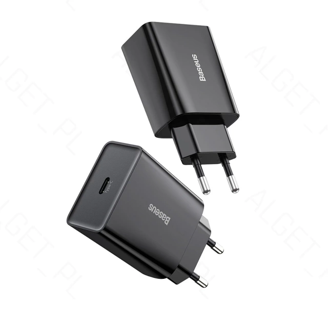 BASEUS Mini Wall Charger USB-C PD 20W Black
