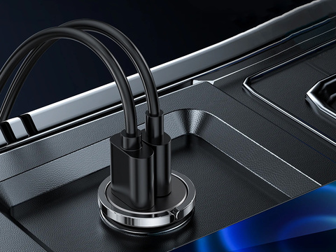 Nabíječka do auta Joyroom C-A35 USB typ C PD 45W 5A QC 3.0 černá