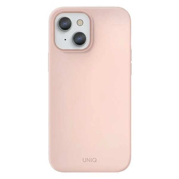 UNIQ puzdro Lino iPhone 13 6,1" ružové / lícenka ružové