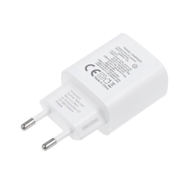 Настінний зарядний пристрій FORCELL F-ENERGY Type C USB A PD QC4.0 3A 30W Білий