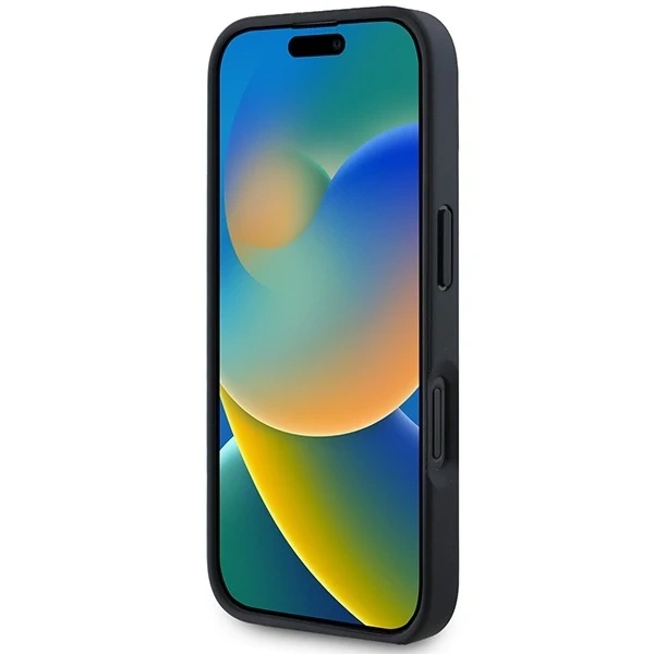 Kožený kryt s reliéfními liniemi AMG pro iPhone 16