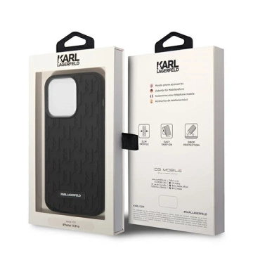 Etui Karl Lagerfeld KLHCP14XRUPKLPK do iPhone 14 Pro Max 6,7" hardcase 3D Monogram