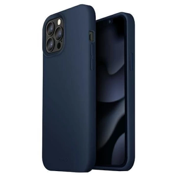 UNIQ pouzdro Lino iPhone 13 Pro Max 6,7" modrá / námořní modrá