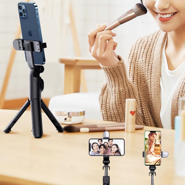 Alogy Holder Wireless Selfie Stick Bluetooth faltbares Stativ Mini-Telefonstativ mit LED-Lampe