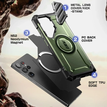 Case for Samsung Galaxy S25 Ultra Supcase UB XT Mag MagSafe Guldan