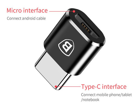 Adaptér Baseus Micro USB na USB-C typu C