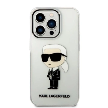 Etui Karl Lagerfeld KLHCP14LHNIKTCT pro iPhone 14 Pro 6,1" pevný obal Ikonik Karl Lagerfeld