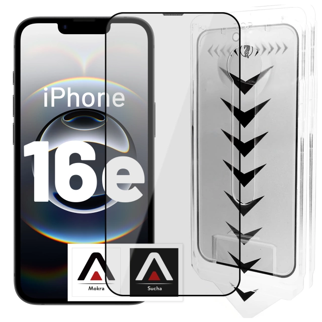 Tvrzené sklo pro ochranu displeje Apple iPhone 16 9H Alogy Heavy Pro™️