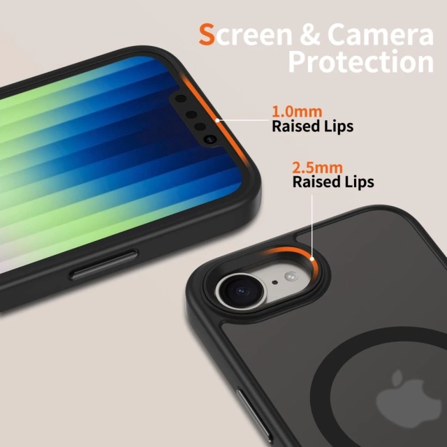 Pouzdro pro iPhone 16e Tech-Protect MagMat MagSafe Matte Black