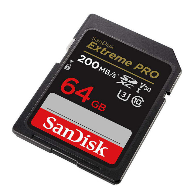 SANDISK EXTREME PRO SDXC 64GB 200/90 MB/s UHS-I U3 pamäťová karta (SDSDXXU-064G-GN4IN)