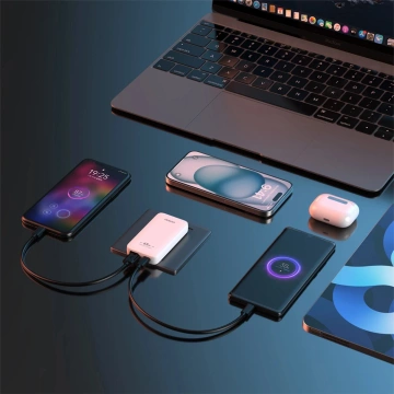 Зарядний пристрій Dudao A65Q 65 Вт GaN для стіни USB-C/USB-A PD для ЄС/США – білий