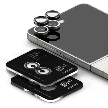 Osłona Aparatu do Galaxy Z Flip 7 Ringke Camera Frame 2-Pack Czarna