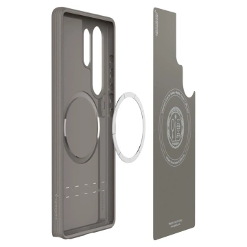 Samsung Galaxy S25 Ultra Ash Gray Spigen Parallax Mag MagSafe Case