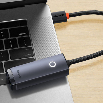 Adaptér LAN síťové karty Baseus Erhernet USB-A na RJ45 1000Mbps adaptér