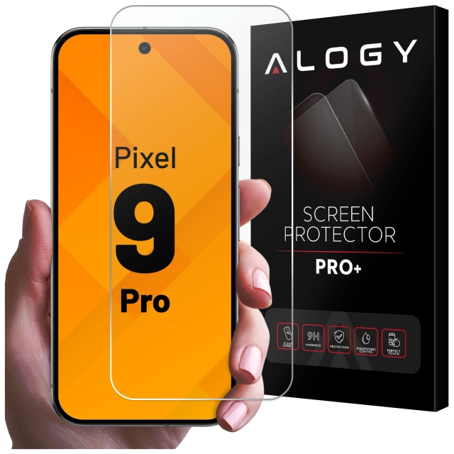 Gehärtetes Glas für Pixel 9 Pro Displayschutzfolie 9H Alogy Heavy Pro™️