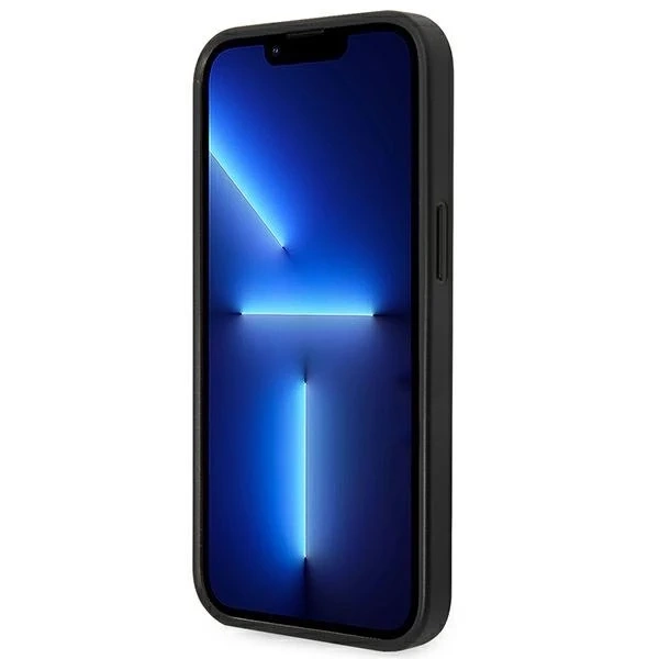 Etui Karl Lagerfeld KLHCP14MSAPCHK na iPhone 14 Plus 6,7" pevné puzdro Saffiano Choupette Head Patch