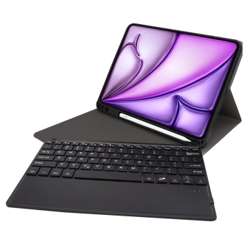 Alogy Keyboard case with stylus holder wireless keyboard for Apple iPad Air 13" black Glass
