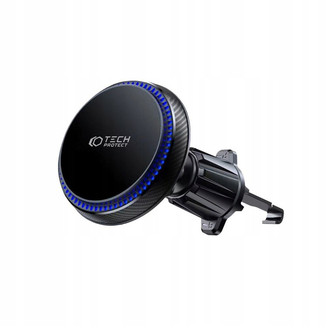 Magnetischer Autohalter MagSafe mit 15W Ladegerät für den Autogrill Vent Car schwarz