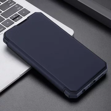 Pouzdro DUX DUCIS Skin X s flipovým krytem pro Samsung Galaxy A72 4G modrý