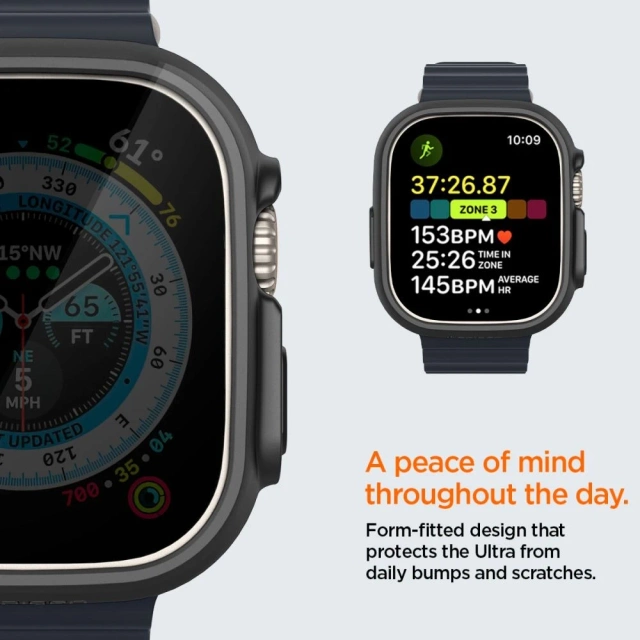 SPIGEN THIN FIT APPLE WATCH ULTRA (49 MM) SCHWARZ
