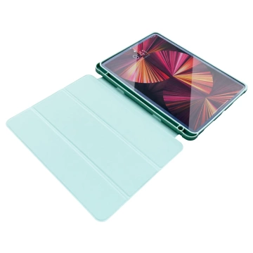 Stojan Pouzdro na tablet Smart Cover pouzdro pro iPad Pro 12,9 '' 2021/2020 s funkcí stojánku zelené