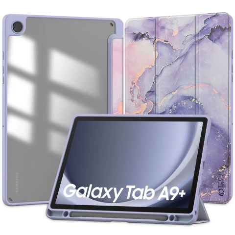 Etui SC Pen Hybrid pro Samsung Galaxy Tab A9 Plus 11.0 X210 / X215 / X216 Violet Marble